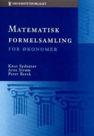Matematisk formelsamling for økonomer