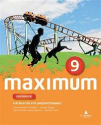 Maximum 9: Grunnbok,matematikk for ungdomstrinnet