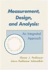 Measurement, Design, and Analysis: An Integrated Approach/Student Edition