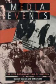 Bilde av medieneventer i historieforskning, viser en live sending av historiske medier, utgitt av Harvard University Press.