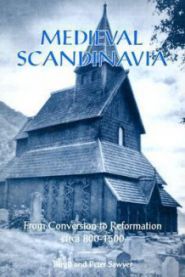 Bokomslag for "Medieval Scandinavia" av University of Minnesota Press, viser en illustrasjon av skandinavisk middelalderhistorie.
