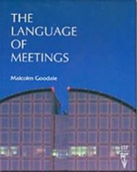 Bokomslag for "Meetings: Ten Simulations on International Topics" av Cengage Learning EMEA, viser en gruppe mennesker i møte.