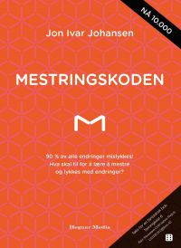 Bokomslag for Mestringskoden, en innbundet psykologi bok utgitt av Hegnar Media, med tittel og design synlig.