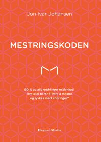 Bok med tittelen "Mestringskoden" av Hegnar Media, fokus på helse, relasjoner og personlig utvikling, vises i bildet.