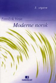 Bokomslag for "Moderne norsk" av Fagbokforlaget, veiledning i skriftlig framstilling og språkregler for norsk.