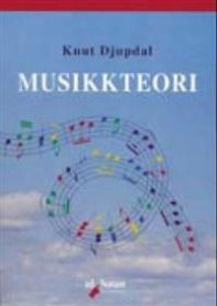 Bilde av Gyldendal musikkteori, en bok som viser musikkteori med noter, diagrammer og forklaringer på musikkfaglig innhold.