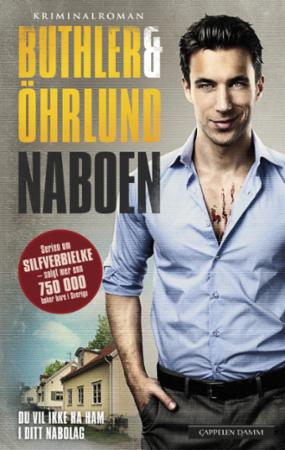 Bokomslag for "Naboen (Pocket)" oversatt skjønnlitteratur for voksne, utgitt av Cappelen Damm AS, med tittel og design.
