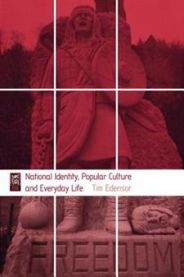 Bokomslag for "National Identity, Popular Culture and Everyday Life" av Bloomsbury, viser en illustrasjon relatert til kultur og samfunn.