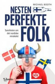 Coverbilde av humorboken "Nesten perfekte folk" fra Libretto forlag, med fargerikt design og tittel i fokus