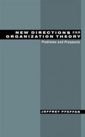 Bokomslag for "New Directions for Organization Theory" av Oxford University Press, viser en profesjonell utforming med tittel og design.