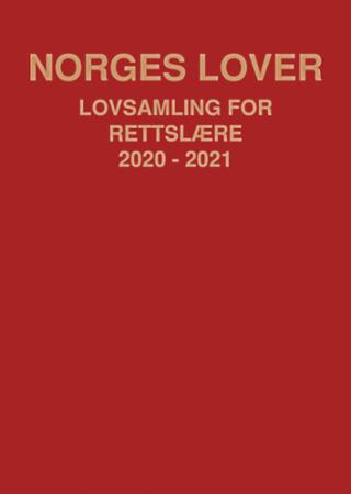 Norges lover: lovsamling for rettslære 2020-2021