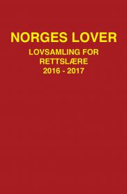 Norges lover: lovsamling for rettslære 2016-2017