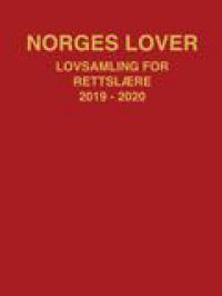Norges lover: lovsamling for rettslære 2019-2020