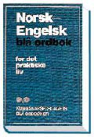 Norsk-engelsk blå ordbok
