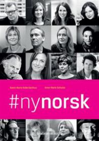 Nynorsk VGS lærebok fra Fagbokforlaget med åpen bokside og tydelig tittel på forsiden