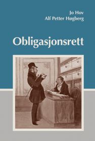 Bilde av juridisk bok om obligasjonsrett fra Papinian, viser åpen bok med sidevisning av juridisk innhold om kontrakter.