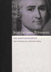 Innbundet bilde av boka "Om samfunnspakten eller Statens grunnsetninger" innen filosofi, utgitt av De norske bokklubbene.