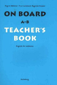On board A-B; teacher's book
