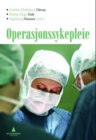 Operasjonssykepleie fra Gyldendal, illustrasjon av sykepleie under kirurgiske prosedyrer og pasientpleie.