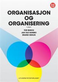 Bilde av en bok om organisasjon og organisering innen psykologi, publisert av Universitetsforlaget