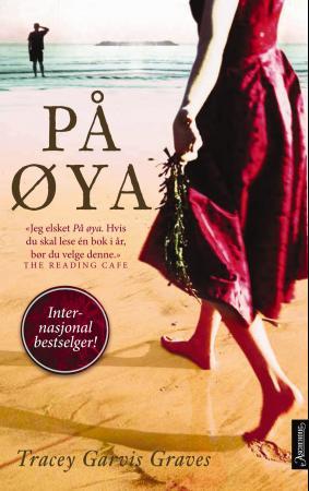 Omslagsbilde av romanen "På øya" utgitt av Aschehoug & Co, med en illustrasjon av en øy og hav i bakgrunnen.