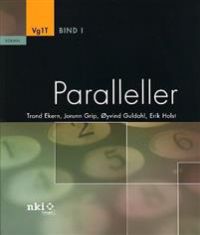 NKI-forlaget Paralleller VG 1T VGS lærebok, illustrert side med tekst og diagrammer for videregående skole.