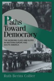 Bokomslag for Paths Toward Democracy av Cambridge University Press, viser en bok om politikk og demokratibygging.