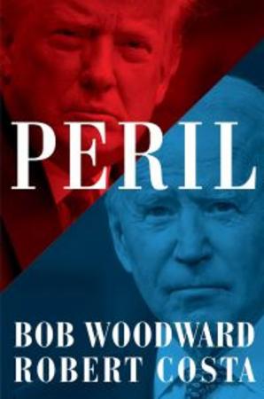 Bokomslag for "Peril" av SD Books, en innbundet sakprosa for voksne på originalspråket med mørkeblå design og gulltekst.