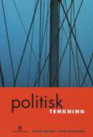 Bilde av bokomslag for "Politisk tenkning" innen filosofi utgitt av Universitetsforlaget, med tittel og design.