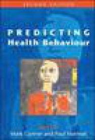 Bokomslag for "Predicting Health Behaviour" av Open University Press, psykologi, med tittel og design.