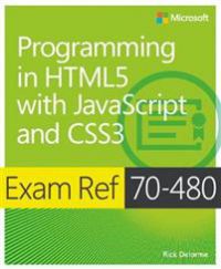 Bokia.no pocketbok om programmering i HTML5, JavaScript og CSS3, vises med kodeeksempler og teknologiillustrasjon.