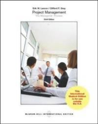 Project Management: The Managerial Process