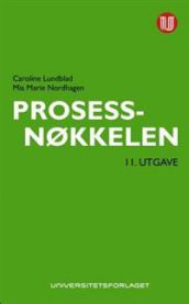 Prosessnøkkel for jus fra Universitetsforlaget, vises i bildet, med fokus på verktøyet for juridisk prosess.