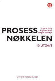 Norsk prosessnøkkel for jus fra Universitetsforlaget, synlig i bildet, viser verktøyet med detaljer og tekst.