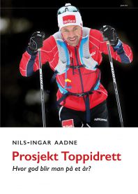 Bilde av boken Prosjekt toppidrett av Pax, innbundet om idrett og utendørsaktiviteter, med bokomslag og tittel synlig