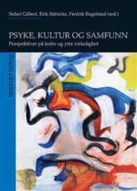 Psykologi bok "Psyke, kultur og samfunn" av Abstrakt, viser omslag med perspektiver på indre og ytre virkelighet.