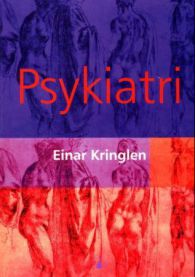 Illustrasjon av psykiatri og psykologi fra Gyldendal, viser en person som snakker med en psykiater i konsultasjon.