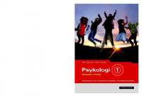 Bokomslag for Psykologi 1 VGS av Cappelen Damm, med tittel og illustrasjon på forsiden.