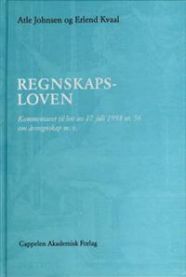 Bokomslag av "Regnskapsloven" med Cappelen-logo, viser kommentarer til regnskapslov av 17. juli 1998, nr. 56.