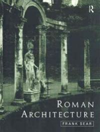 Bokomslag for Roman Architecture (Pocket) av Taylor & Francis, viser en illustrasjon av romersk arkitektur med søyler og buer.