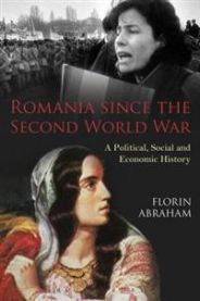 Bokia.no pocketbok om Rumanias historie etter andre verdenskrig, viser forsiden med tittel og illustrasjon om politisk, sosial og økonomisk utvikling.