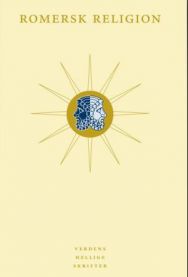 Bilde av en innbundet bok om romersk religion, utgitt av De norske Bokklubbene, med fokus på romersk mytologi og tro.