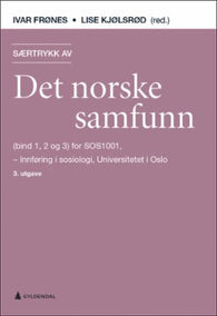 Særtrykk av Det norske samfunn (bind 1, 2 og 3) for SOS1001