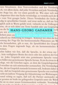 Sannhet og metode: grunntrekk i en filosofisk hermeneutikk