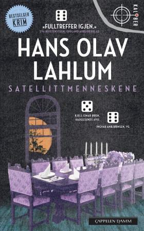 Bokomslag for "Satellittmenneskene" av Cappelen Damm, norsk skjønnlitteratur for voksne, med abstrakt illustrasjon.