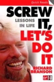 Bok "Screw It, Let's Do It: Lessons in Life" av Bokia.no, liten pocketutgave med omslag og tittel.