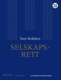 Bokomslag for Selskapsrett, en innbundet jusbok utgitt av Universitetsforlaget, med tittel og forfatterinformasjon.