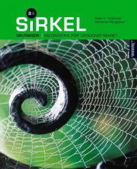 Aschehoug Sirkel 8A skolebøker med fargerikt omslag og tydelig tittel, vist på bilde.