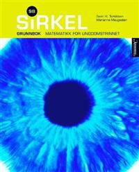 Bokomslag for Sirkel 9B: Grunnbok, en skolebok fra Aschehoug, med tittel og illustrasjon på forsiden
