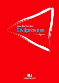 Bilde av en jusbok om sivilprosess av Fagbokforlaget, viser bokomslag med juridisk design og tittel.